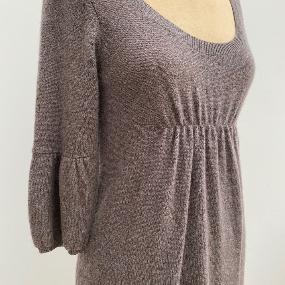 VINCE 3/4 Sleeve Cashmere Sweater Empire Waist M